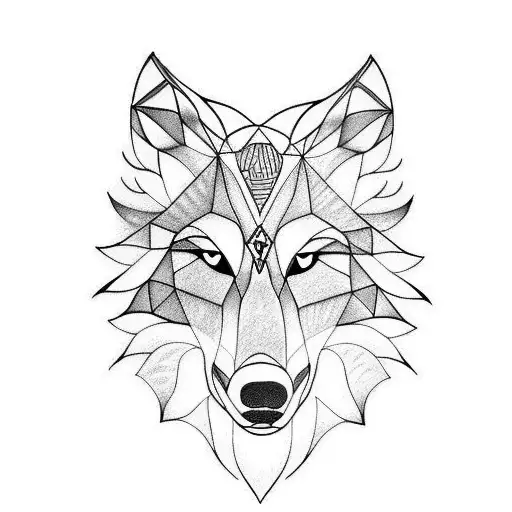 Wolf Face From The Side