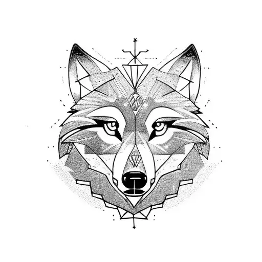 Wolf On Cross