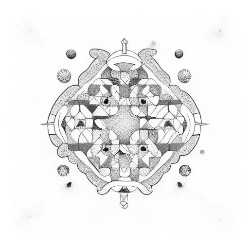 Packs Of 9 Dots In Different Patterns