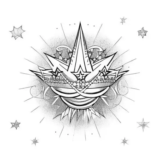 Star With Crown