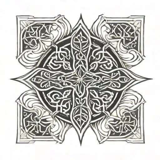 Ornamental Celtic Cross