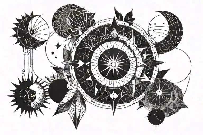 Sun And Moon Phases