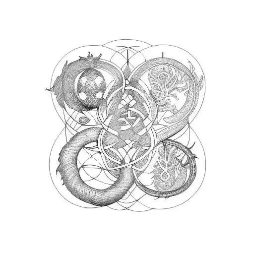 Uroboros And Yggdrasil