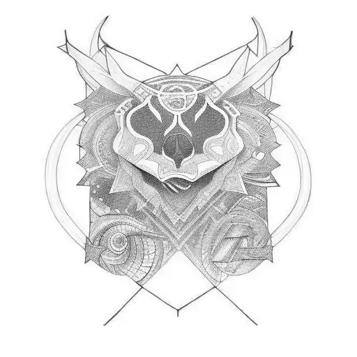 Psychedelic Chest Piece