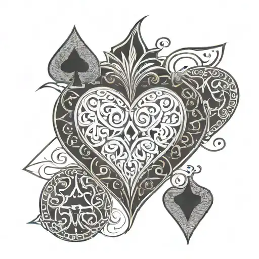 Gothic Ace Of Hearts