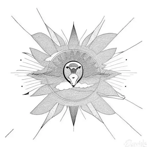 Goose Flying Into Sun