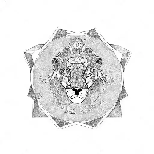 Leo Zodiac Sign With Paws