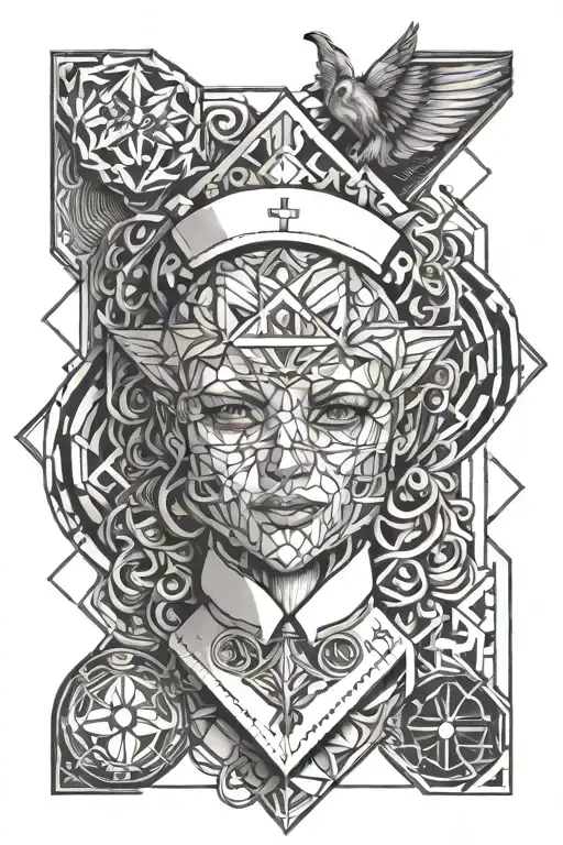 Nurse Symbolizing Healing