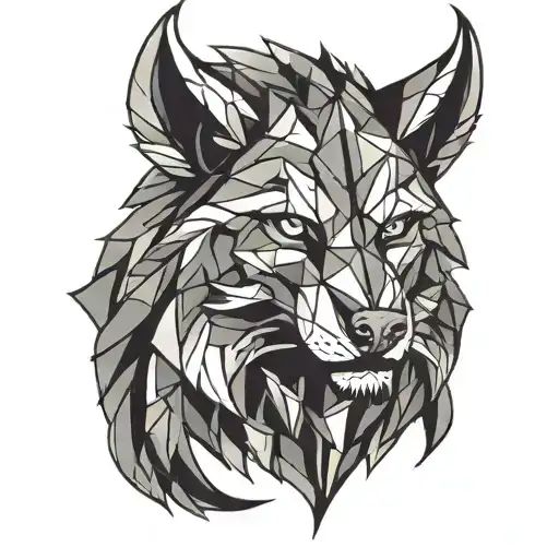 Viking Wolf Head