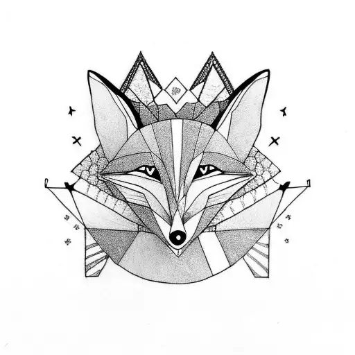 Fox With Hummingbird