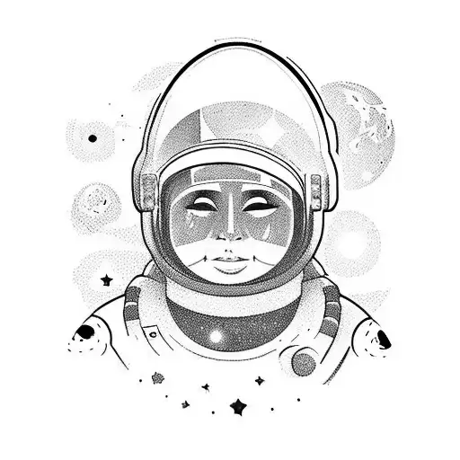 Astronaut In The Space