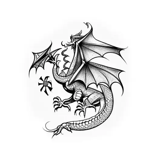 Welsh Dragon Sleeve With Timepieces