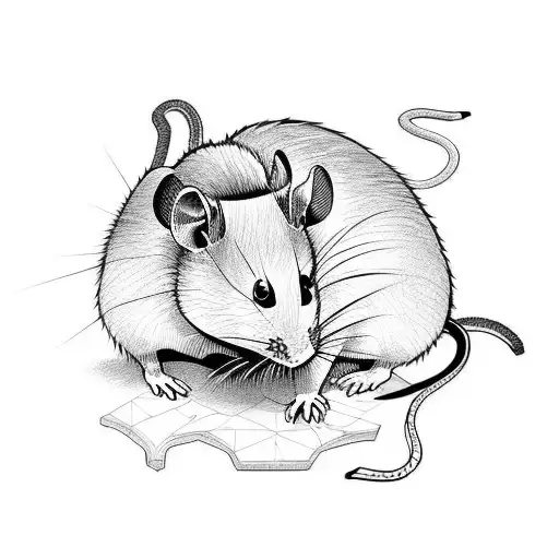 Black Rat And White Rat