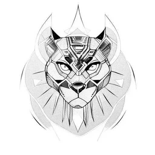 Elegant Black Panther Body