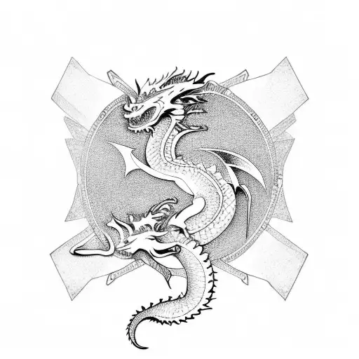 Furious Dragon With Sandglass Timer