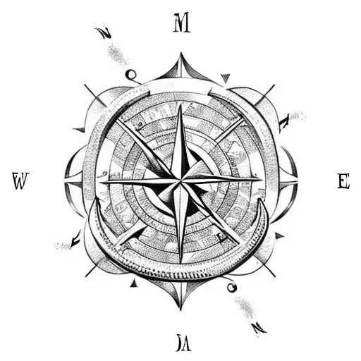 Anchor Compass World Map Waves Golden Ratio Swirl Octopus Music
