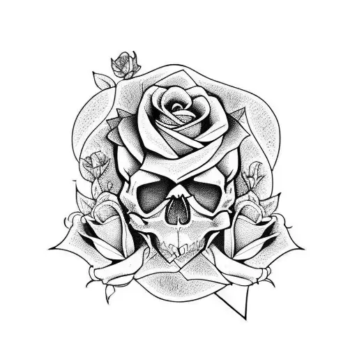 Skull And Roses