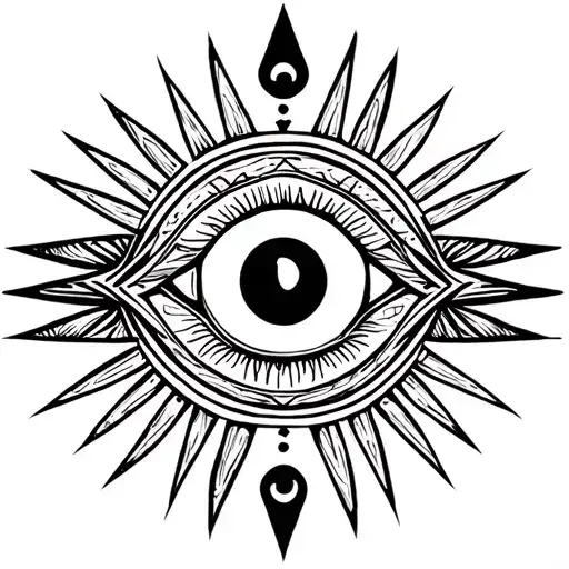 Eye Of Horus And Hopi Healing Hands