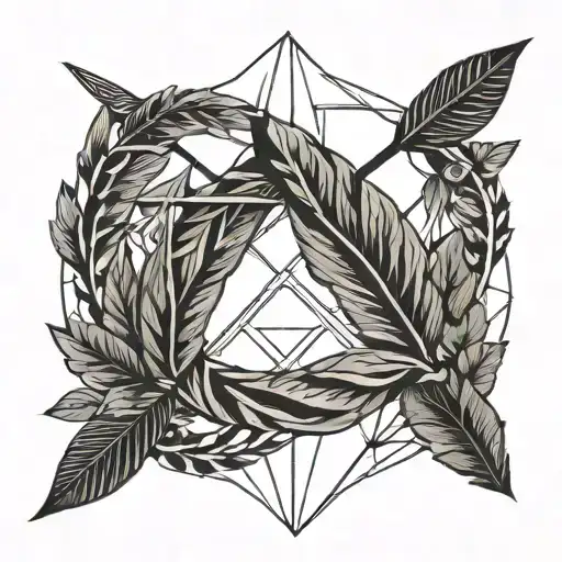 Arrow And Laurel Wreath