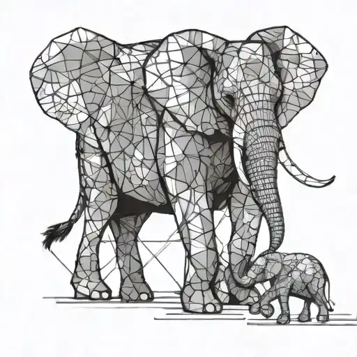 Elephant Walking Together