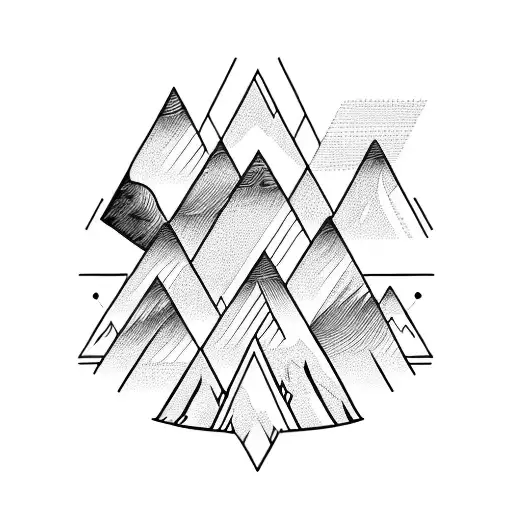 Mountains With Guitar