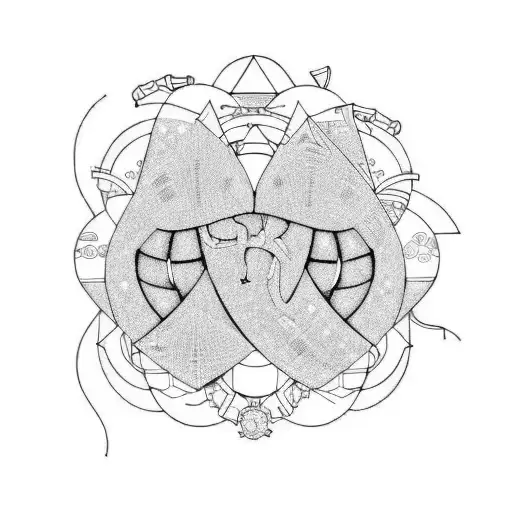 Line Art That Incorporates Tn And Gay Pride