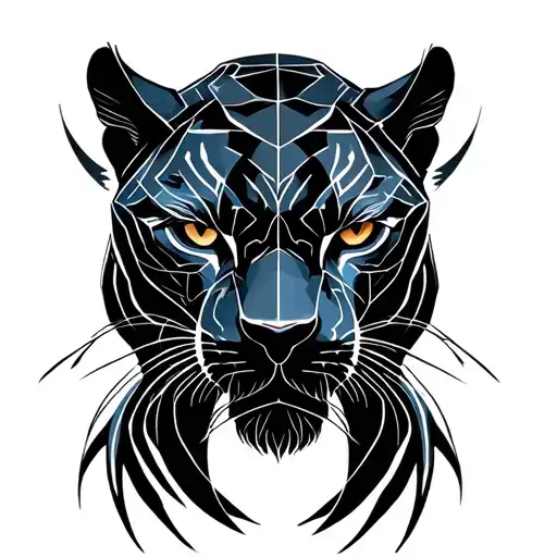 Black Panther On The Focus Hand