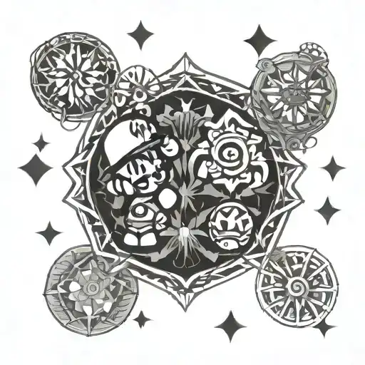 Mario Bros En Mandala