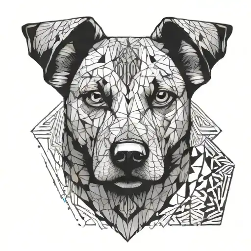 Dog Looking Straight At Camera