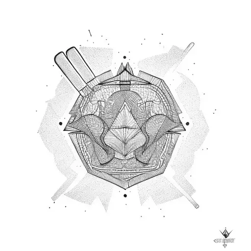 Chef Geometric Tatoo