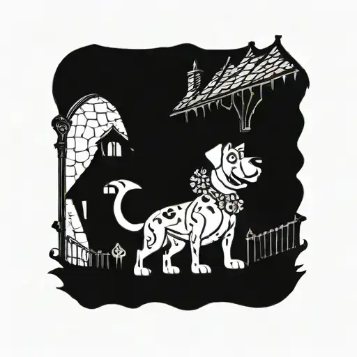 Scooby Doo And Shaggy In A Haunted House