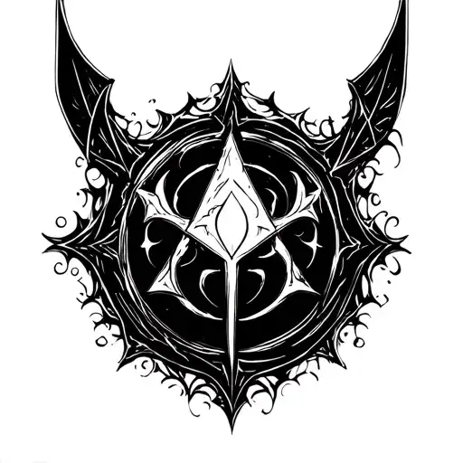Warlock Symbol Blended