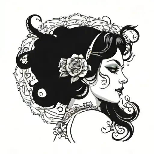 Athena As A Pinup Woman