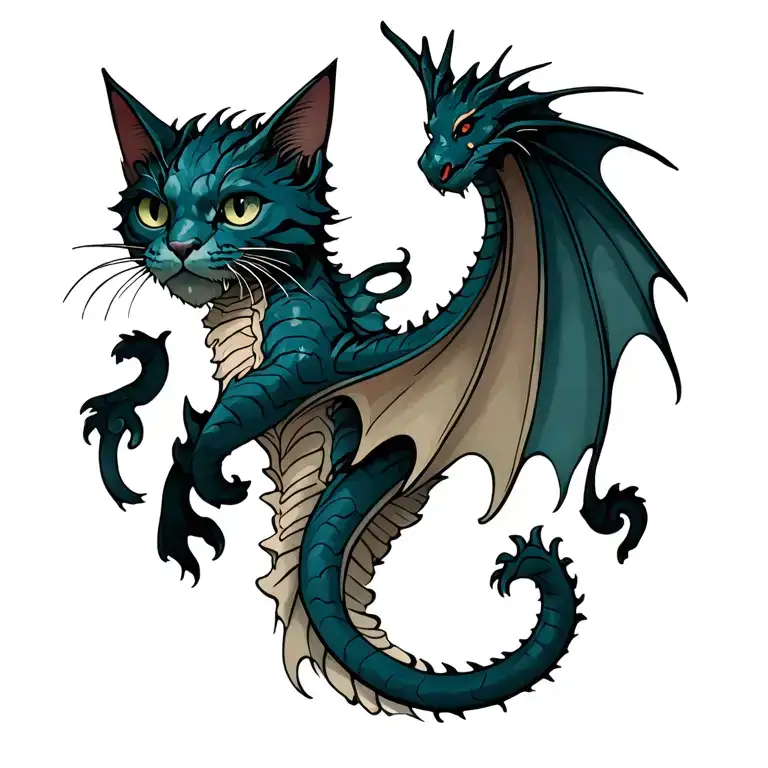 Floating Cat Dragon