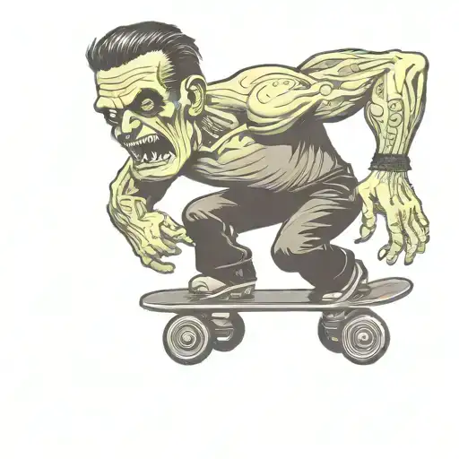 Frankenstein Roller Skating