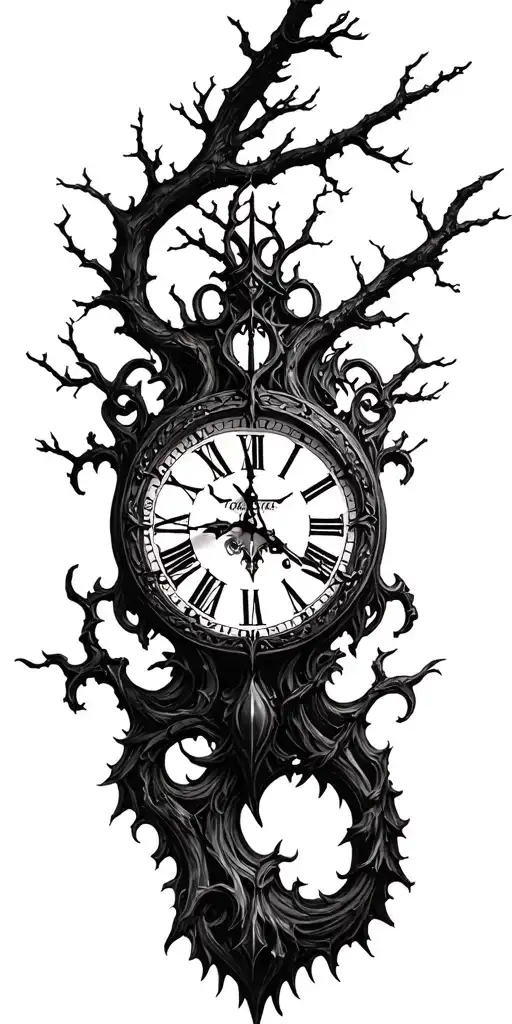 Clock And Tree Branch