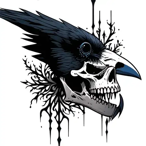 Raven Skull