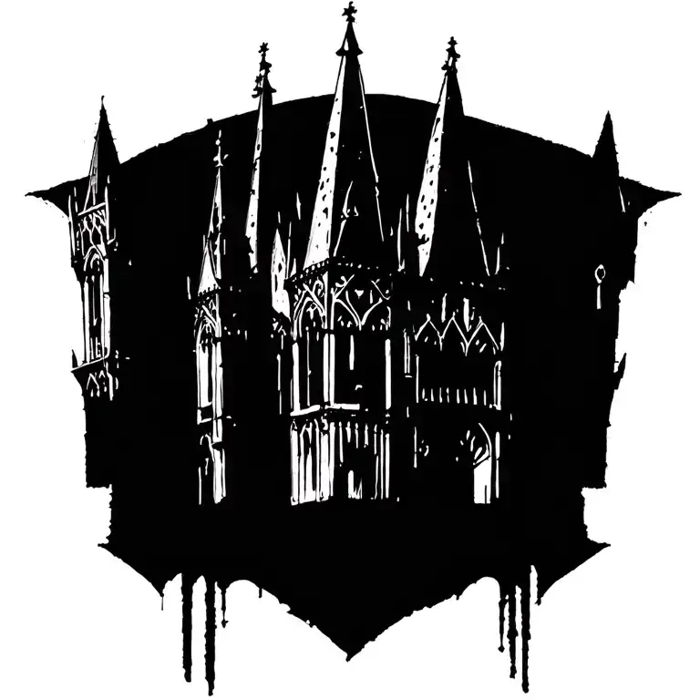 Gothic Cathedral Tower