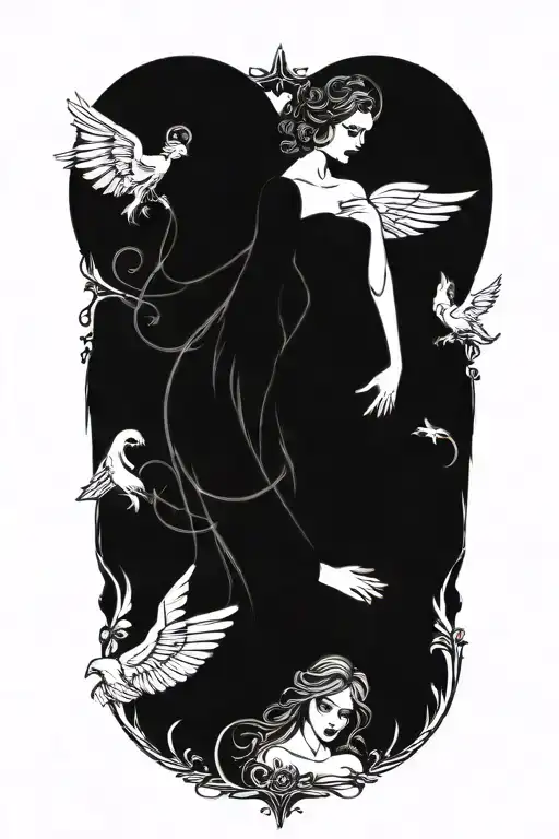 Sexy Angel Next And Devil Woman