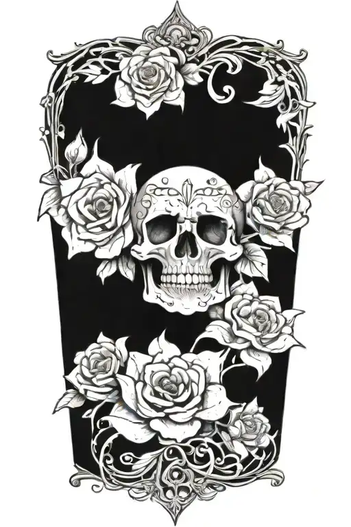 Flowers Wrapped Around The Arm