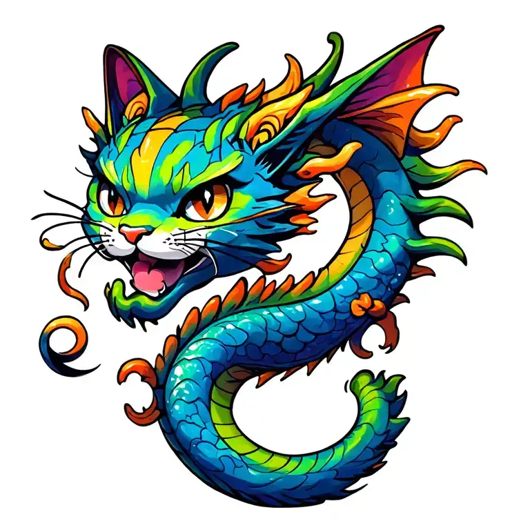 Floating Cat Dragon
