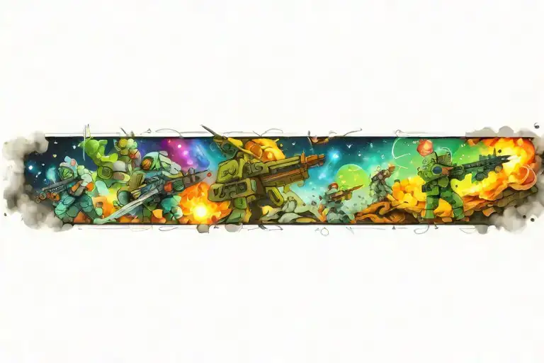 Battle Field In Space