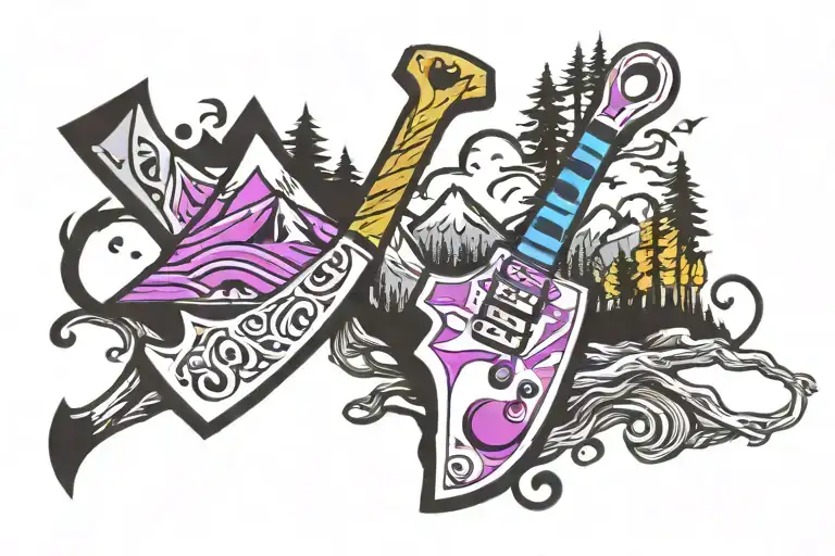 Camping Axe Mountains