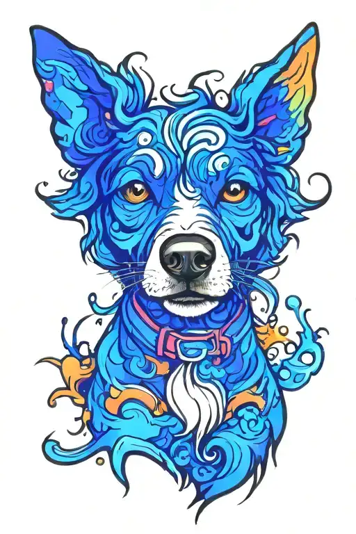 Dog Smal Tattoo Design