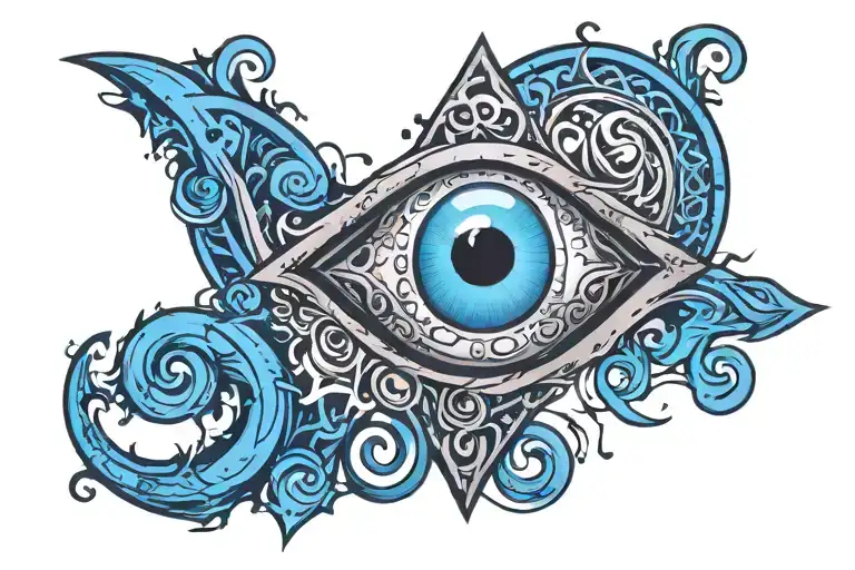 Umalone Symbol With Evil Eye
