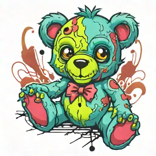 Cute Zombie Teddy Bear
