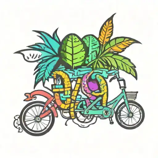 Matching Tattoos For Siblings Who Love To Vacation And Are From New Jersey