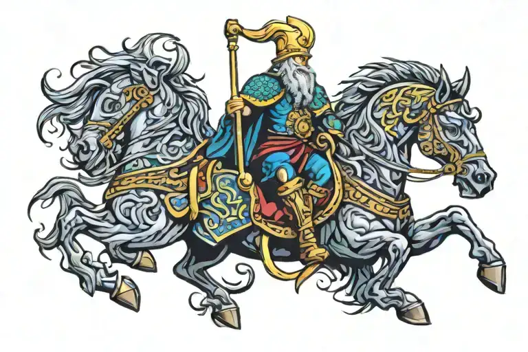 Odin Riding Sleipnir