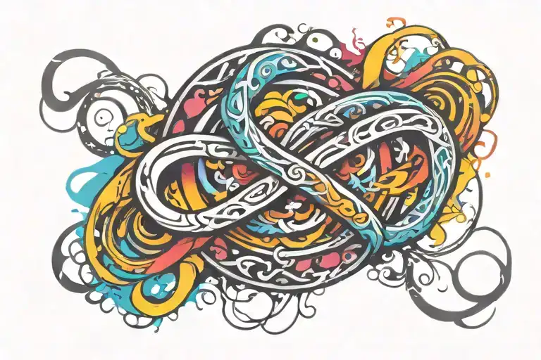 Infinity Symbol Intertwined