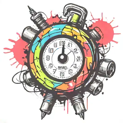 Bomb With Wires And Timer